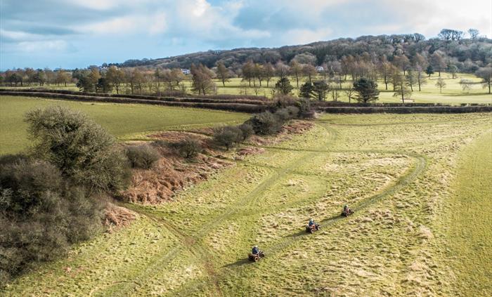 Drone shot of Trail Ride2